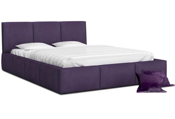 Komfortables Polster-Doppelbett mit Bettkasten 160x200 cm TORRES