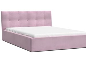 Miniaturka 13 - Dwuosobowe łóżko różowe 140x200 RUBY
