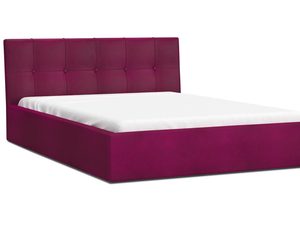 Miniaturka 9 - Dwuosobowe łóżko bordowe140x200 RUBY