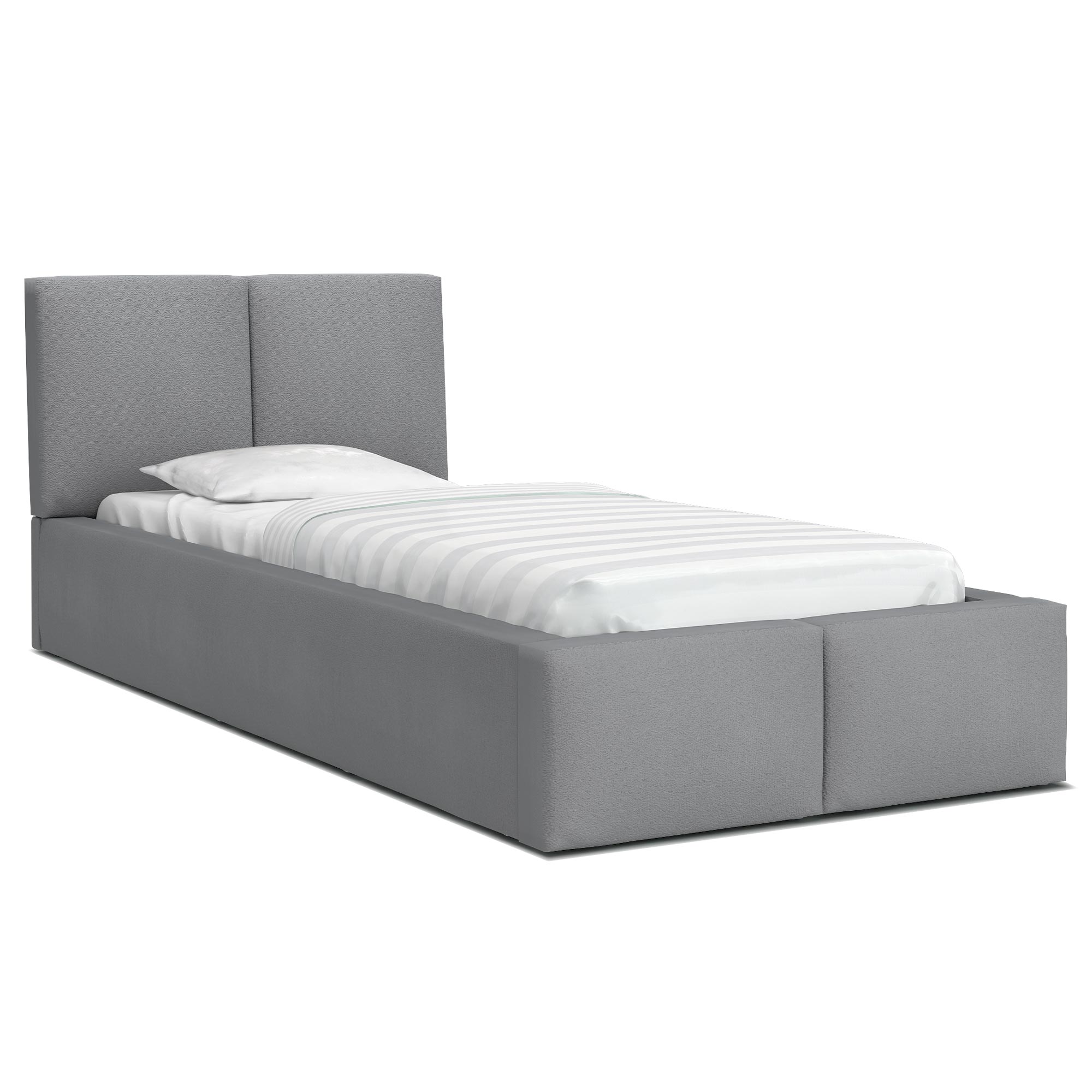 Młodzieżowe łóżko 90×200 SZARY TORRES