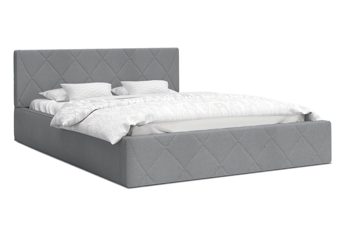 Schlafzimmerbett 140×200 cm mit Bettkasten LINDA