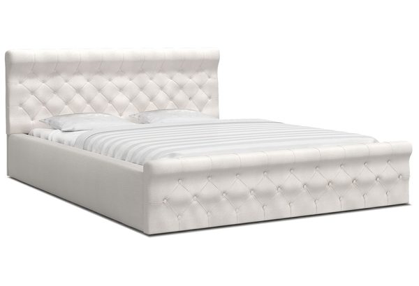 Bequemes Einzelbett 90x200 cm mit Bettkasten JULIET