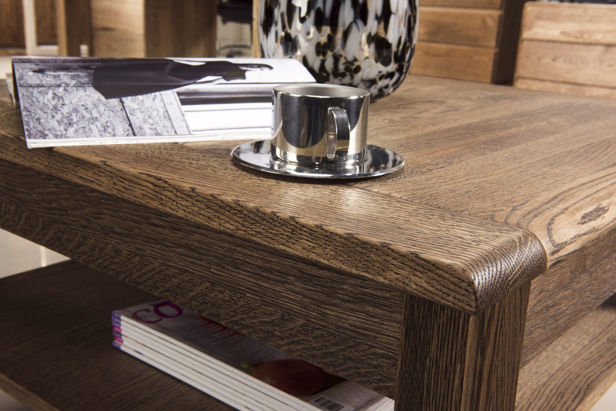 Drewniana ława zbliżenie