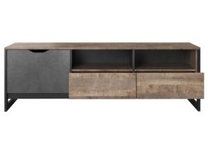Miniatura 3 - TV skříňka z čelem ve stylu loft a černým deskou