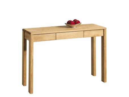 Toaletka biurko drewniana białe tło