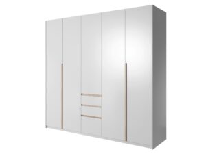 Miniaturka 4 - Komoda z czterema białymi szufladami – styl minimalistyczny