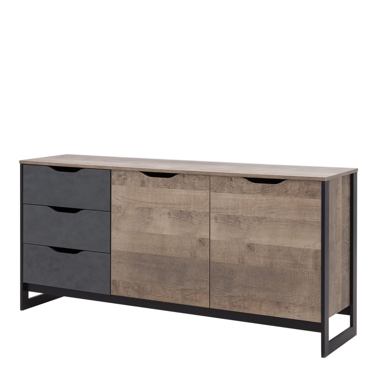 Elegantní komoda 160 cm grafitová DAREN