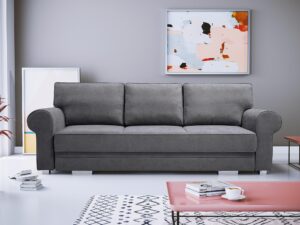 Miniaturka 9 - Sofa Angielska szara aranżacja GIORE