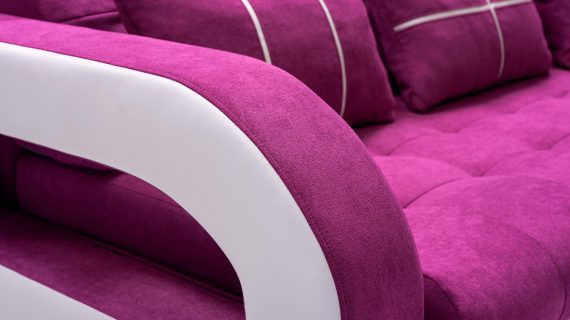 Miniaturka 8 - Rozkładana Kanapa z Pufą detale OLYMPEA + PUFA