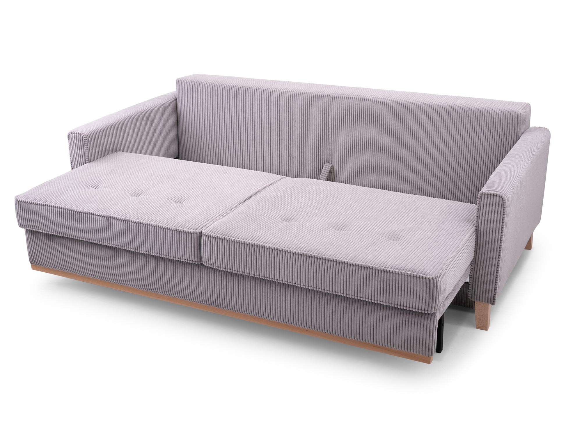 Sofa Glamour rozłożona pojemnik białe tło LUIS Sofa Glamour rozłożona pojemnik białe tło LUIS