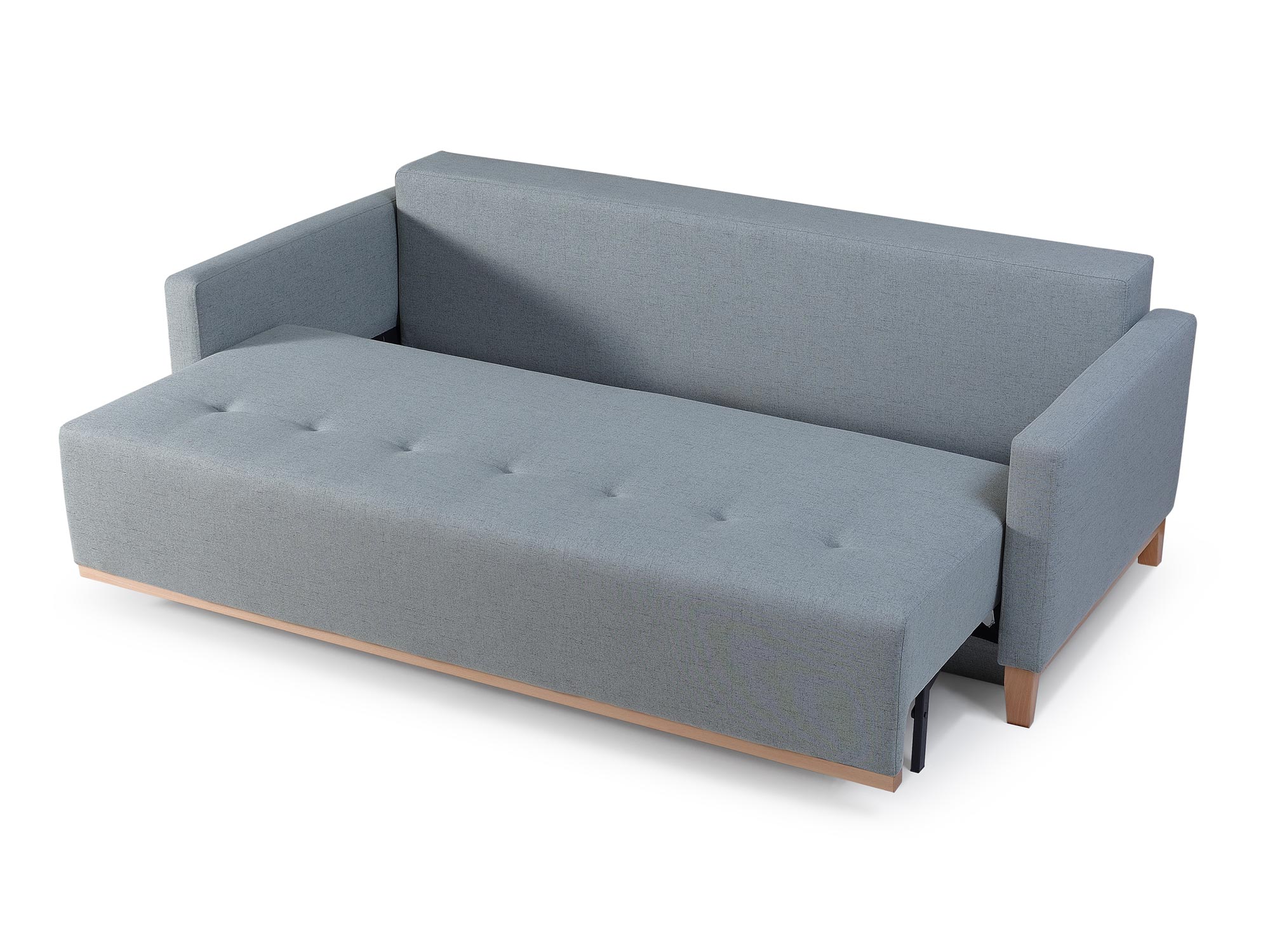 Sofa do Salonu szara rozłożona ROSARIO Sofa do Salonu szara rozłożona ROSARIO