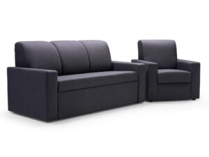 Miniaturka 5 - Sofa Rozkładana do przodu + fotel białe tło MARTON III Osobowa