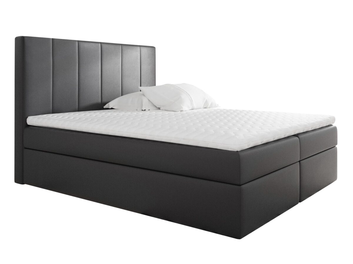 Elegantes Doppel-Boxspringbett MATEO