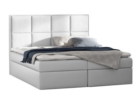 Wysokie Łóżko Do Sypialni Galaxy białe tło