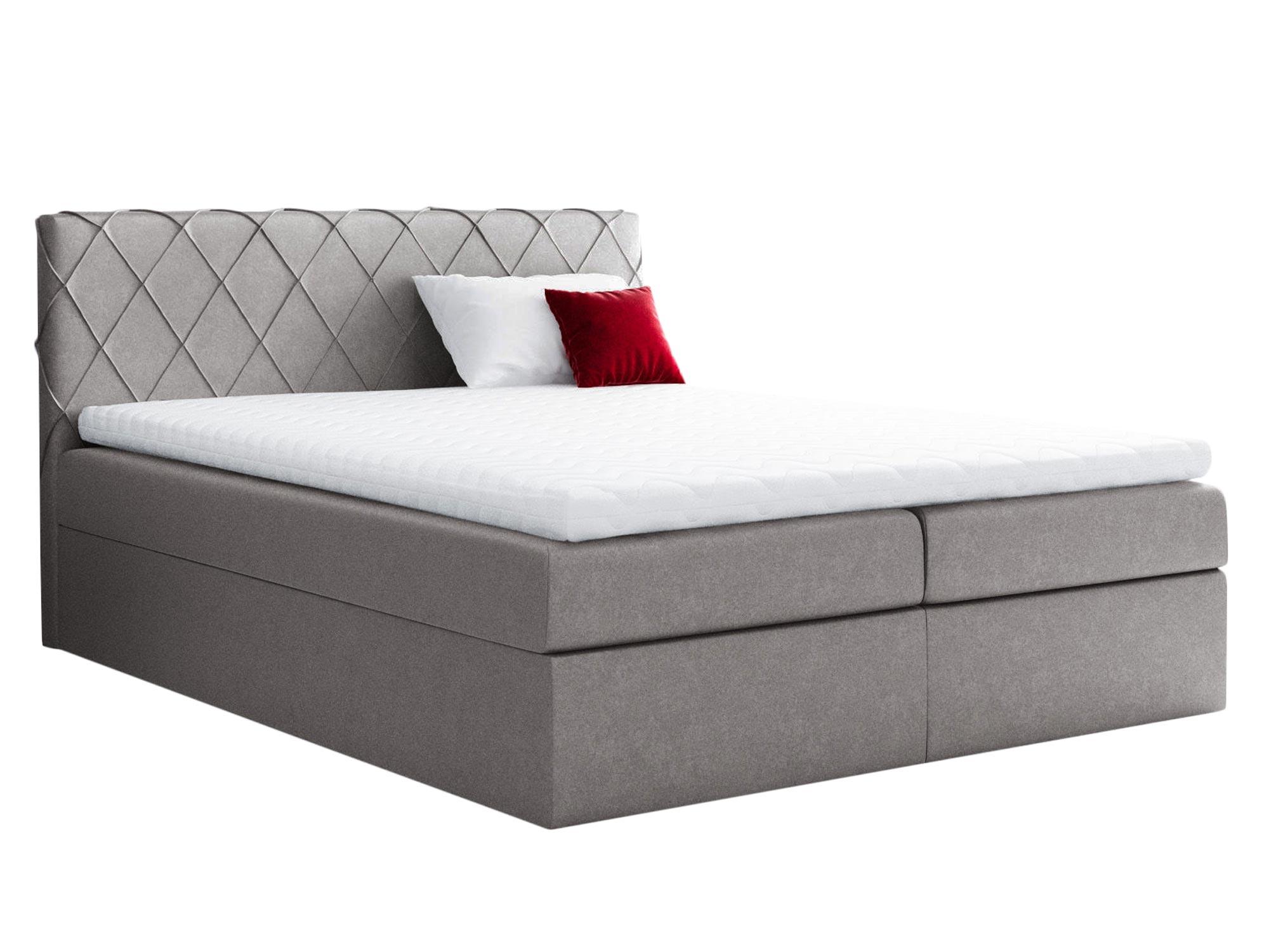 Modne Łóżka Do Sypialni beżowy białe tło ZENITH Modne Łóżka Do Sypialni beżowy białe tło ZENITH