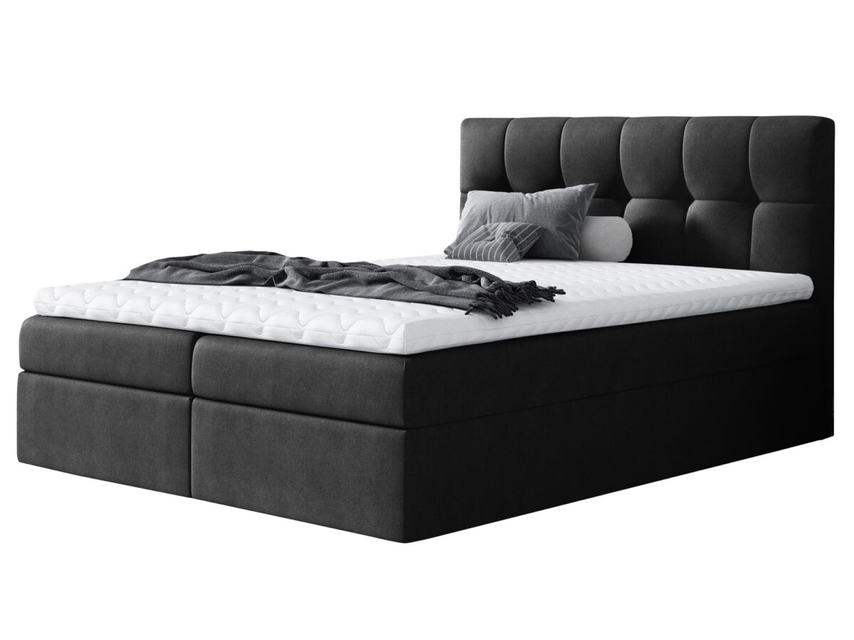 Elegantes Doppel-Boxspringbett PEARL