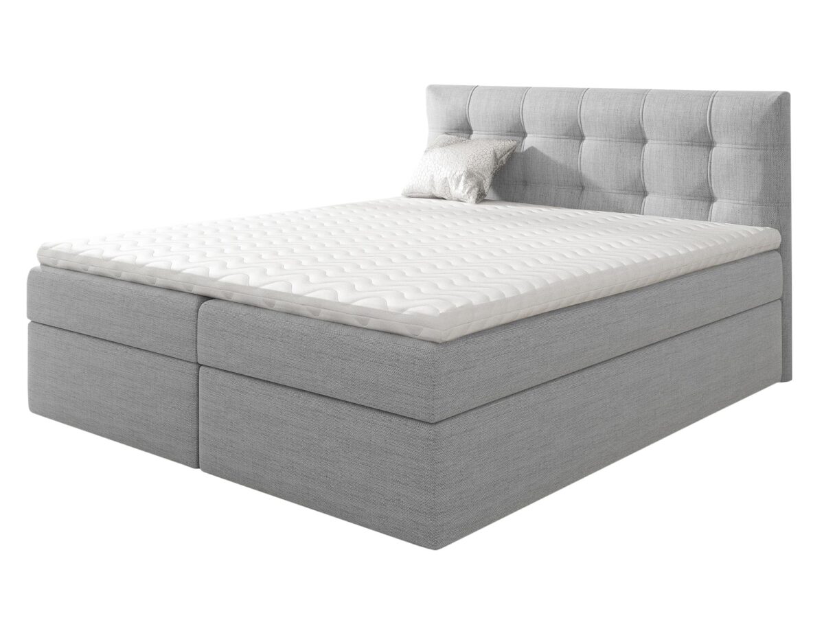 Elegantes Boxspringbett mit Matratze PRINCE 1