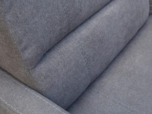 Miniaturka 2 - Mała Sofa do Pokoju szara detale ASMARA