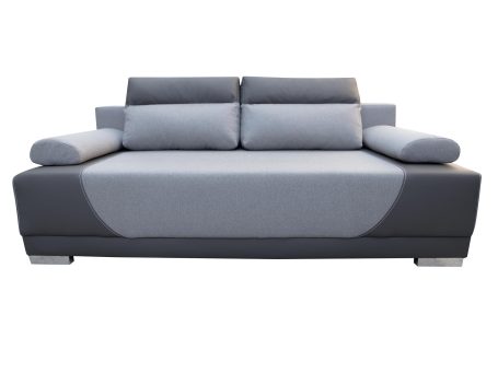 Młodzieżowa Sofa do Pokoju szare białe tło CELESTE