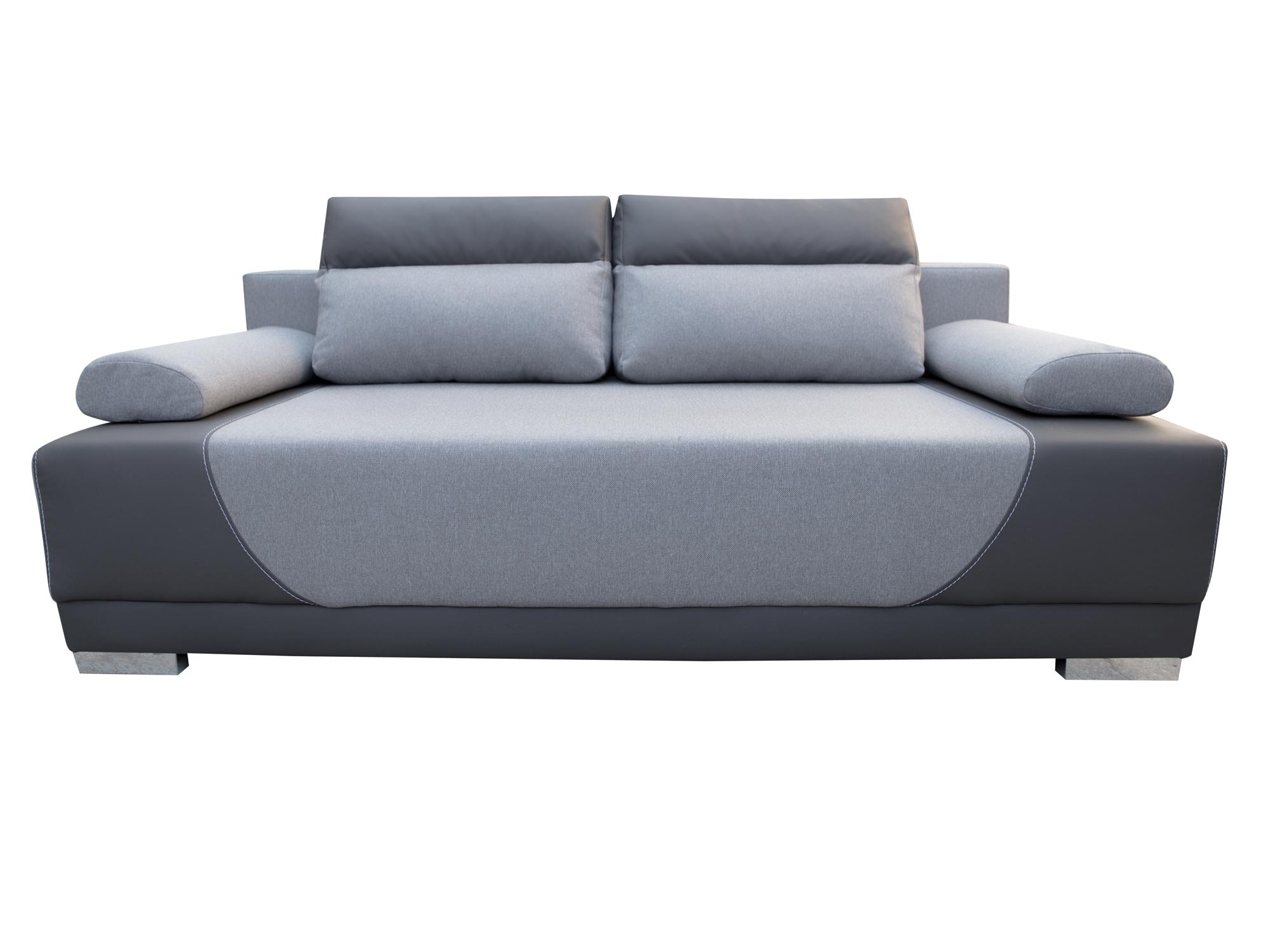 Młodzieżowa Sofa do Pokoju szare białe tło CELESTE Młodzieżowa Sofa do Pokoju szare białe tło CELESTE