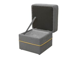 Miniaturka 1 - Mała Pufa Tapicerowana otwieranie DOLORES