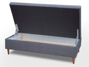 Miniaturka 1 - Szeroka Pufa do Salonu wnętrze MARGARET