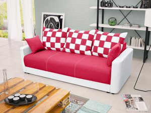 Miniaturka 8 - Sofa Młodzieżowa do Pokoju czerwono-biała aranżacja JOVEN