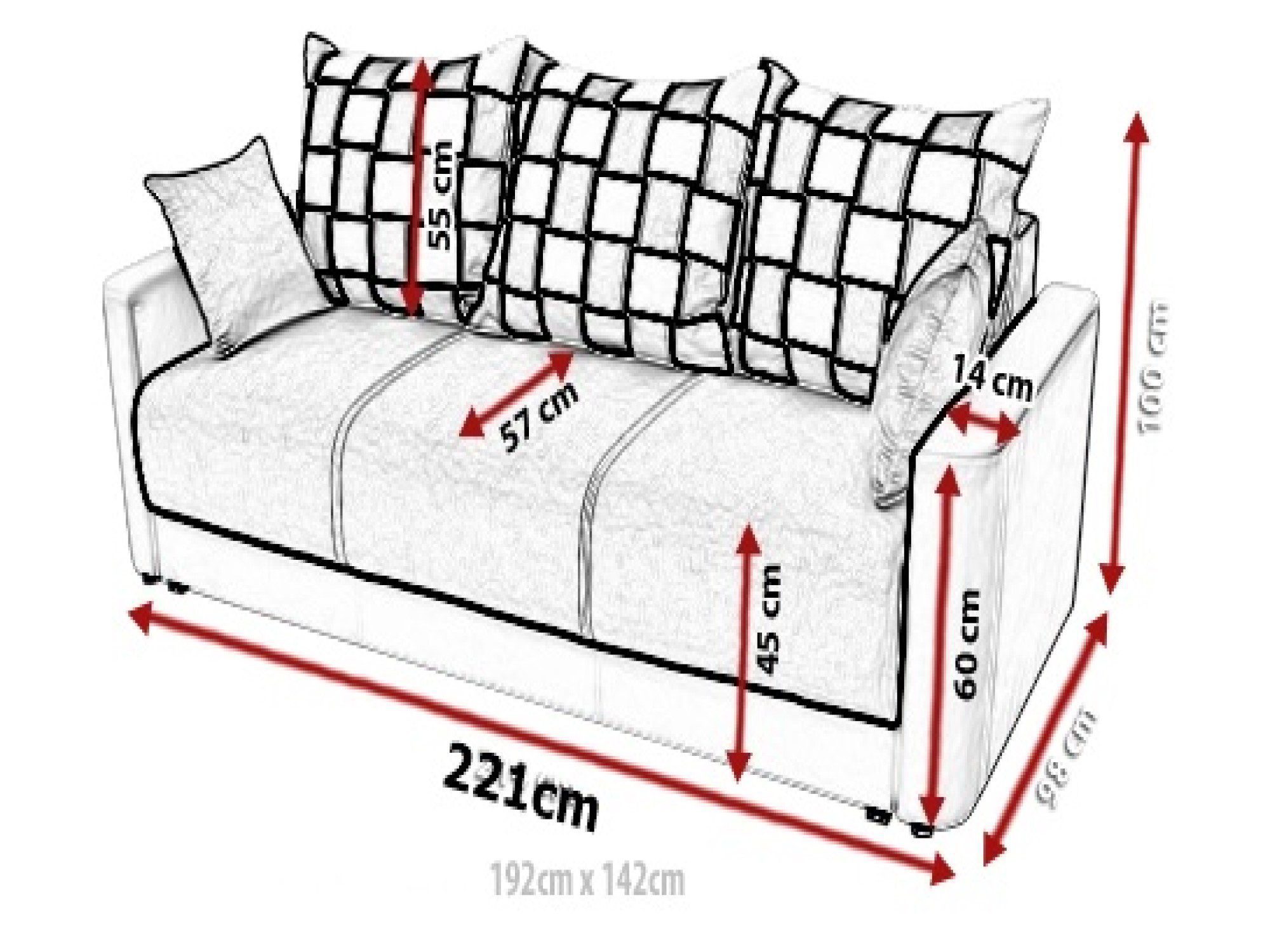 Wymiary młodzieżowej sofy rozkładanej