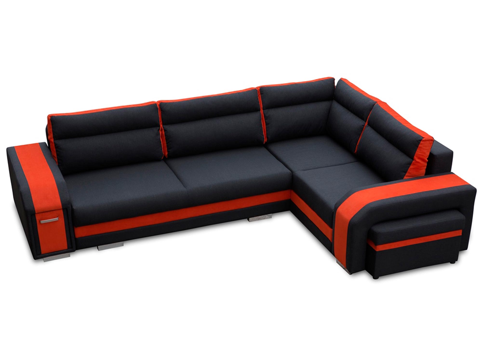 Narożnik ze Schowkiem i Pufą widok z góry AVA Narożnik ze Schowkiem i Pufą widok z góry AVA