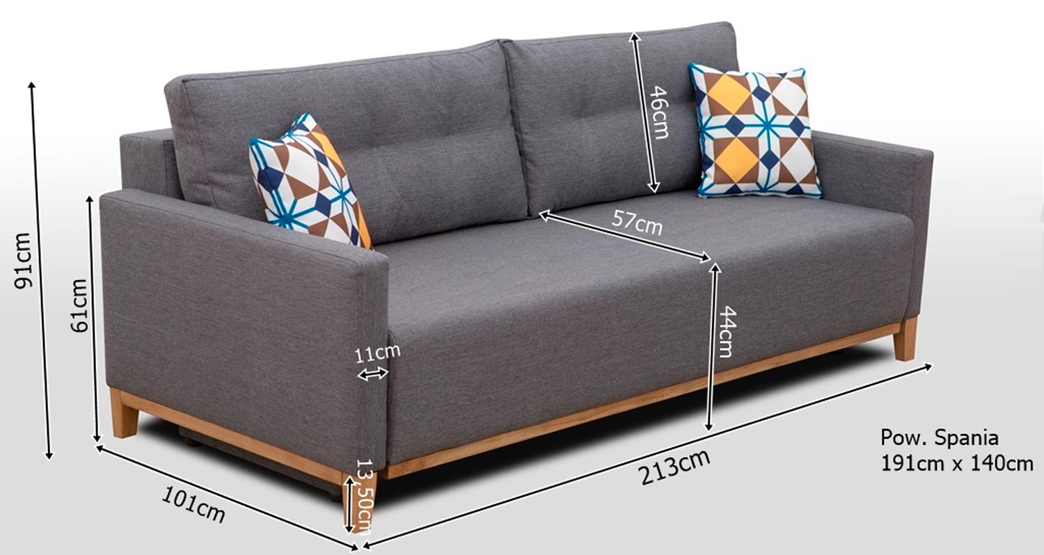 Sofa do Salonu wymiary ROSARIO Sofa do Salonu wymiary ROSARIO