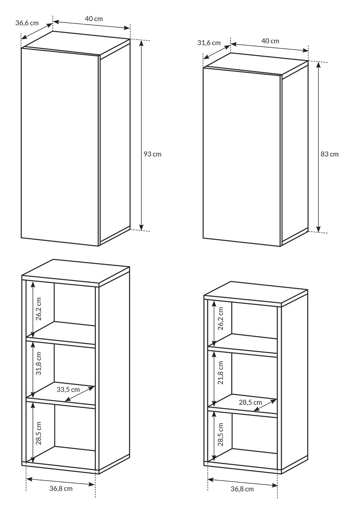 mebloscianka-bialy-dab-craft-zloty-3d-wymiary-3