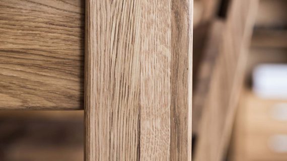 Miniaturka 2 - Stolik Ława do Salonu z Dębu ALAMOS detal 2