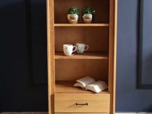 Miniaturka 1 - Drewniany Regał z Szufladami aranżacja ALAMOS LOFT