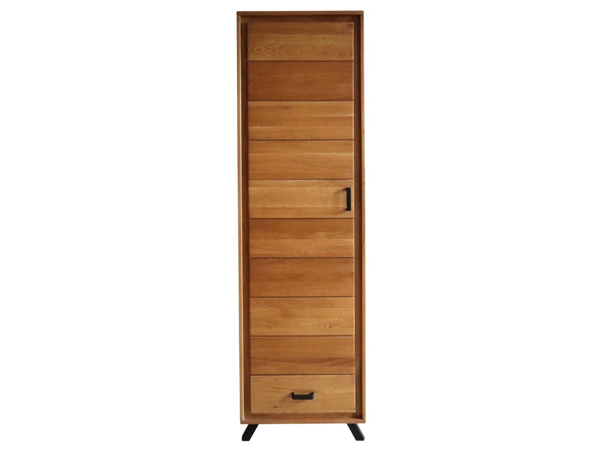 Eintüriger Kleiderschrank aus Eiche ALAMOS LOFT