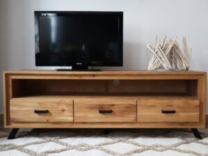 Miniatura 1 - TV skříňka Dubová na Nožkách aranžmá ALAMOS LOFT