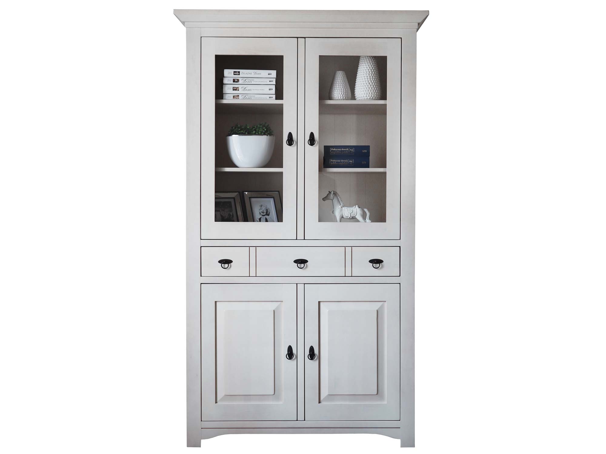 Wysoka Witryna z Drewna Brzozowego FELIX Wysoka Witryna z Drewna Brzozowego FELIX