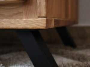 Miniaturka 2 - Duża Dębowa Komoda detale ALAMOS LOFT