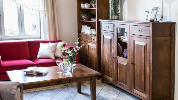 Miniaturka 3 - Drewniana Ława do Salonu MENDOZ aranżacja