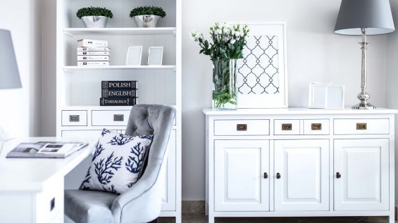 Miniaturka 6 - Meble drewniane białe MENDOZ aranżacja