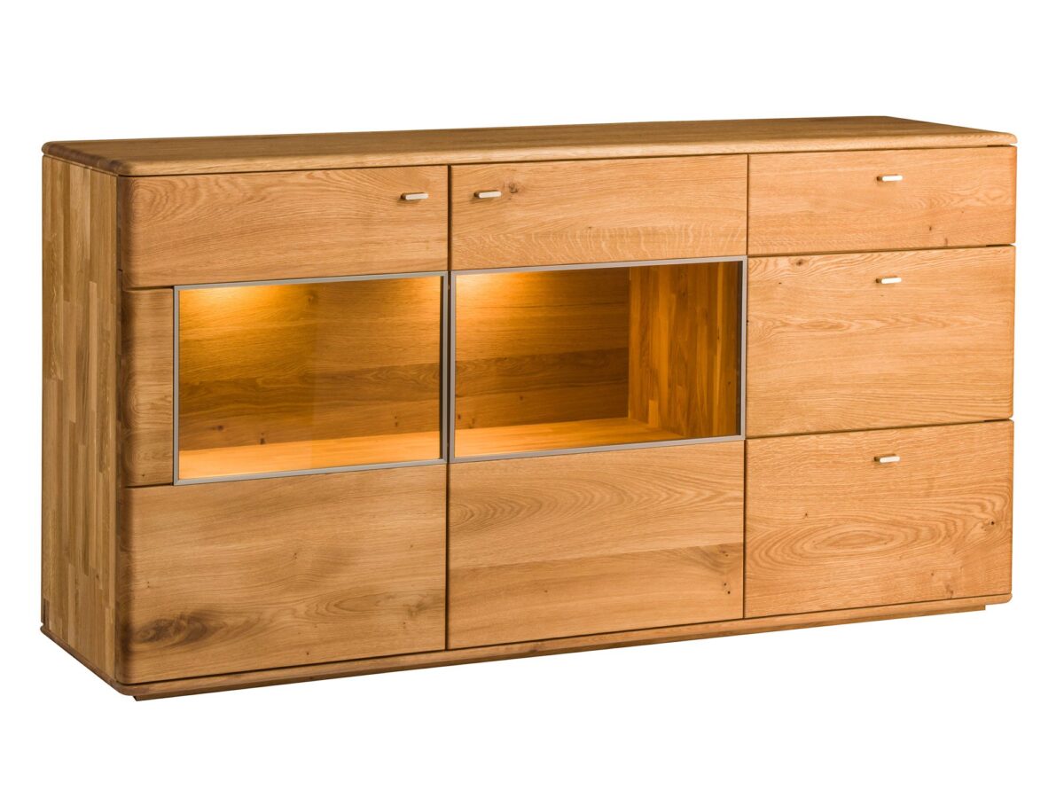 Große Wohnzimmerkommode aus Holz MASERI