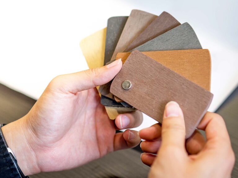 Próbki kolorów drewna