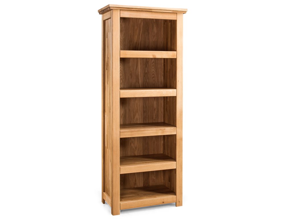 Regał Wysoki Słupek na Książki Dębowy Isumi