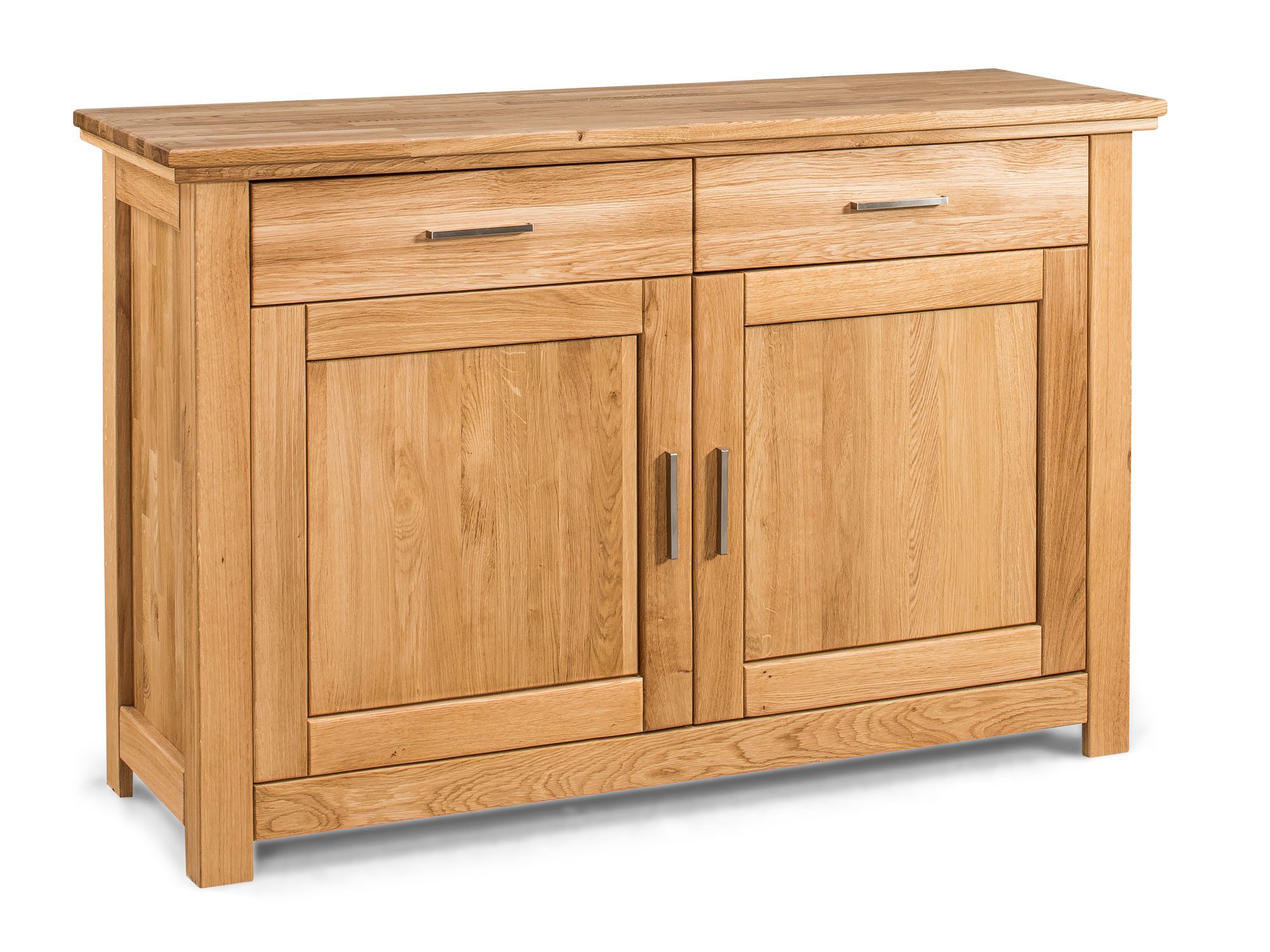 Kredens dębowy białe tło