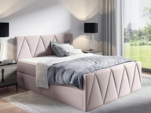 Miniaturka 1 - Łóżko kontynentalne SANZ LUX różowe