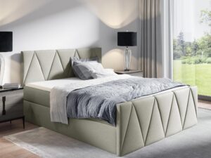 Miniaturka 5 - Łóżko kontynentalne SANZ LUX pistacjowy