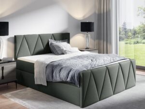 Miniaturka 6 - Łóżko kontynentalne SANZ LUX ciemny zielony