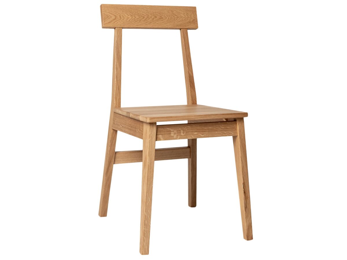 Eleganter Stuhl aus massivem Eichenholz Dorian