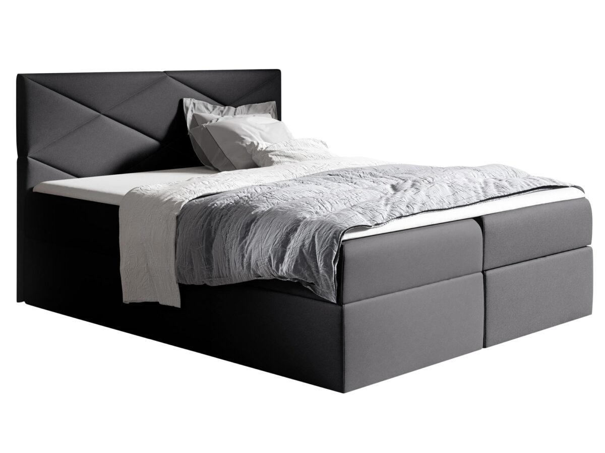 Modernes Boxspringbett Doppelbett mit Bettkasten ARAYA