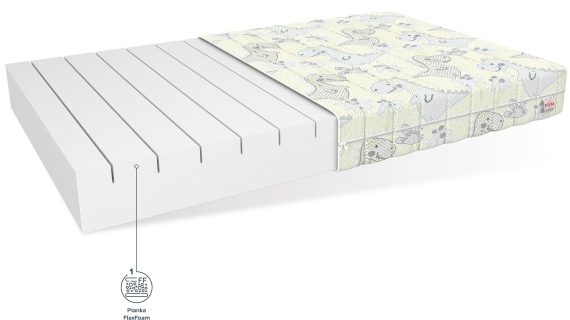 Miniaturka 1 - Materac do łóżeczka skład dino FRANKIE