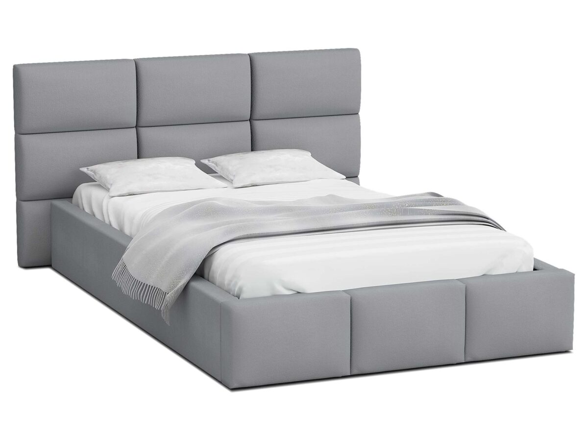 Doppelbett mit gepolsterten Wandpaneelen MIRIAM